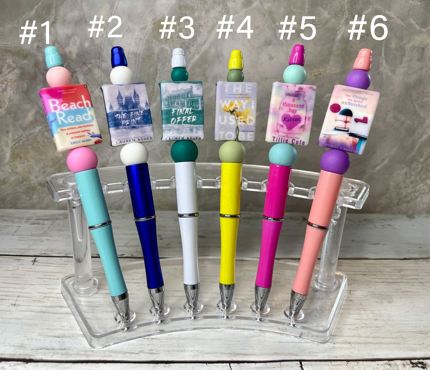 Bookish pens