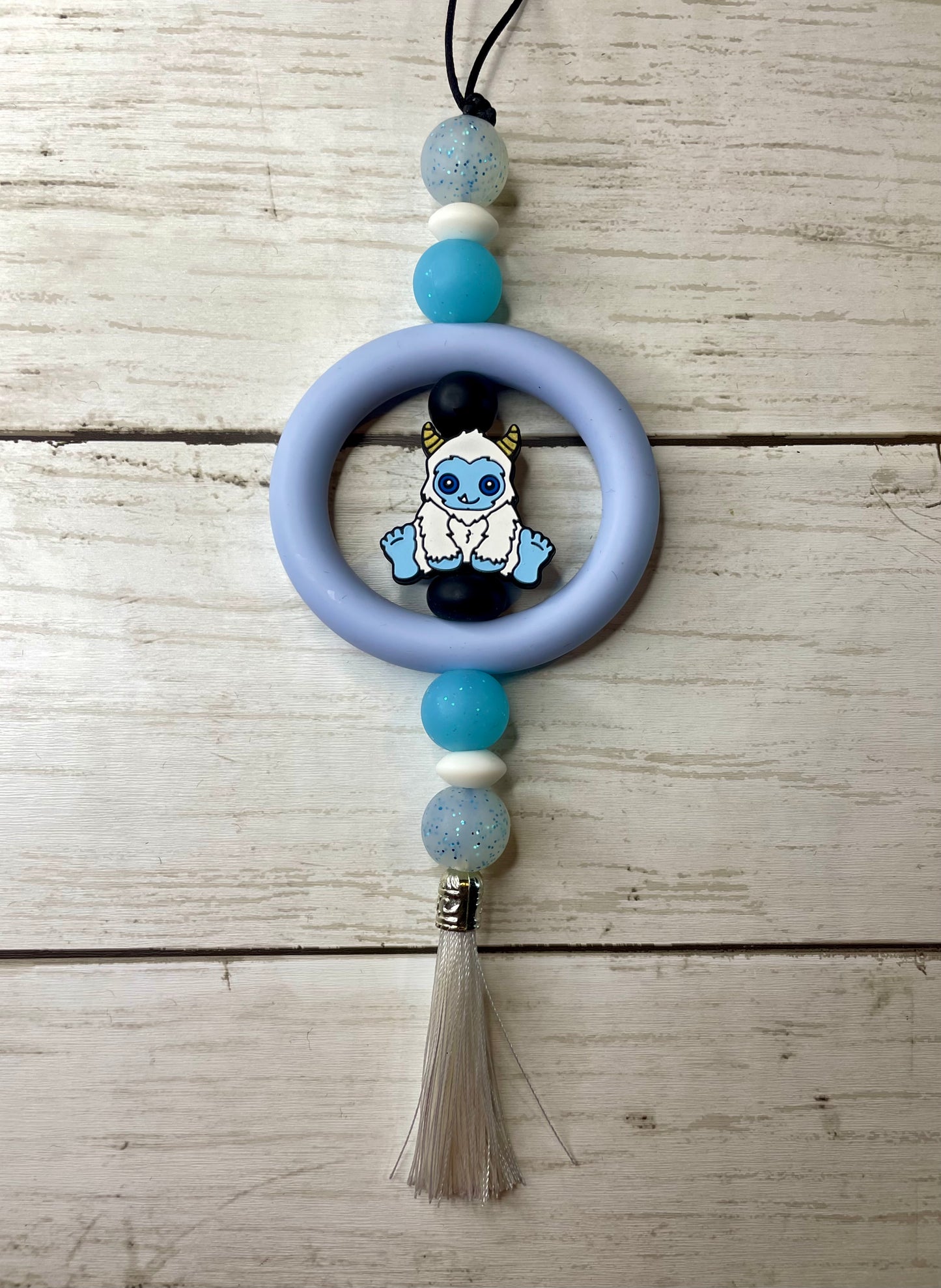 Little yeti car charm