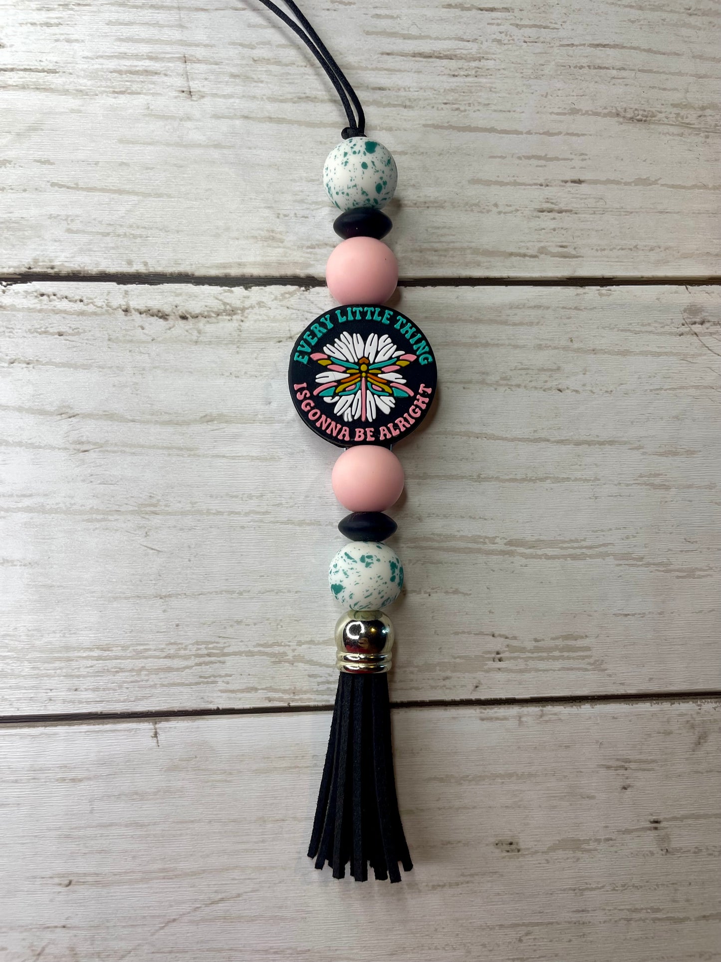Every little thing is gonna be alright car charm