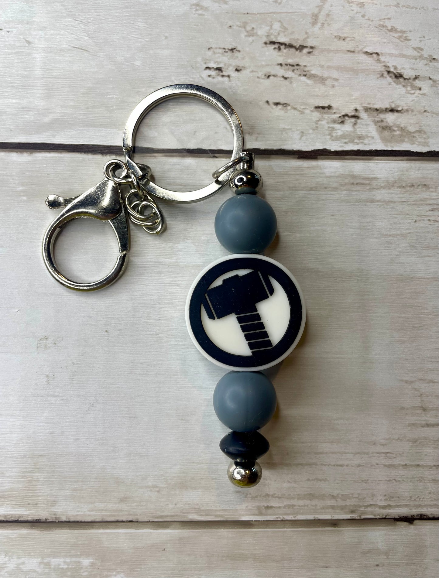 Thors hammer keychain