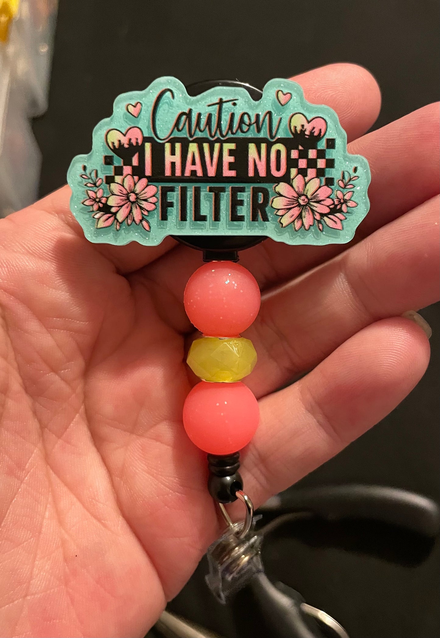 Caution I have no filter badge reel