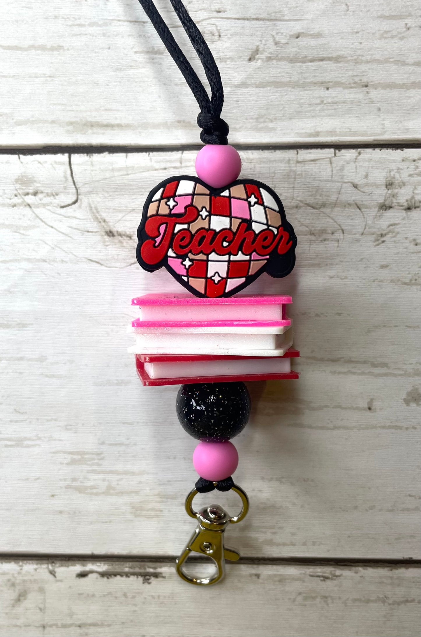 Disco ❤️ teacher lanyard
