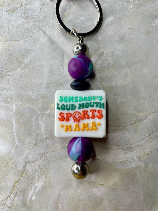 Loud mouth sports mama