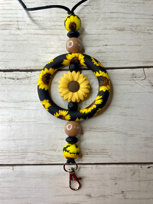 Sunflower freshie clip
