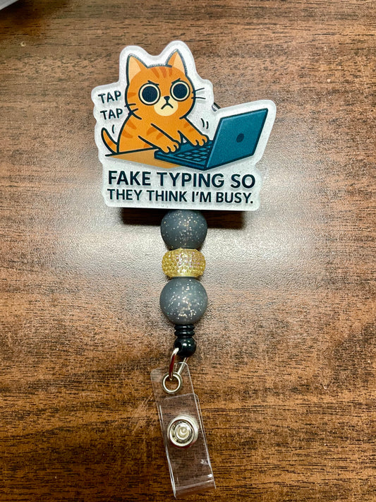 Fake typing