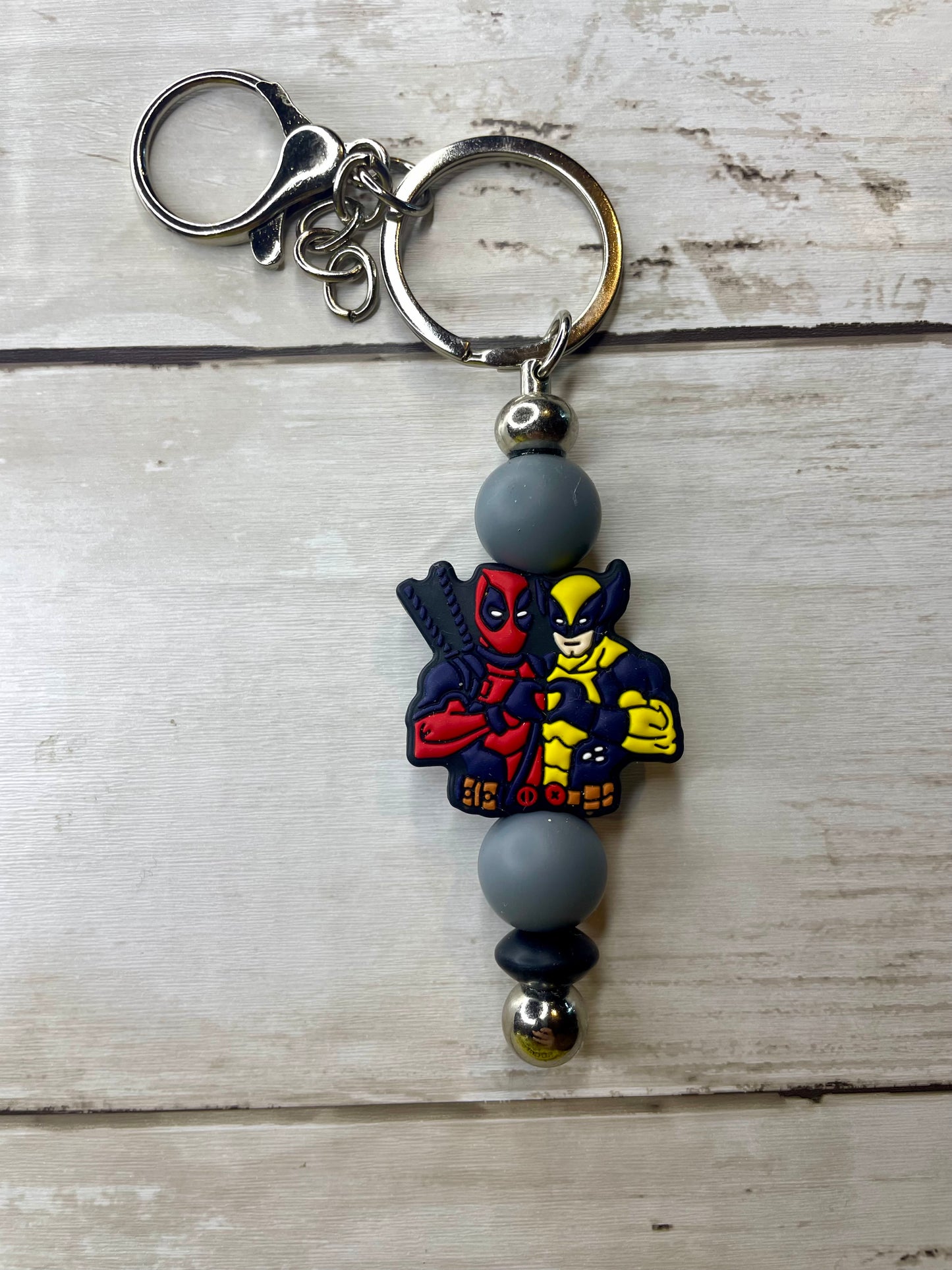 Deadpool and wolverine keychain