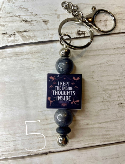 Inside thoughts keychain