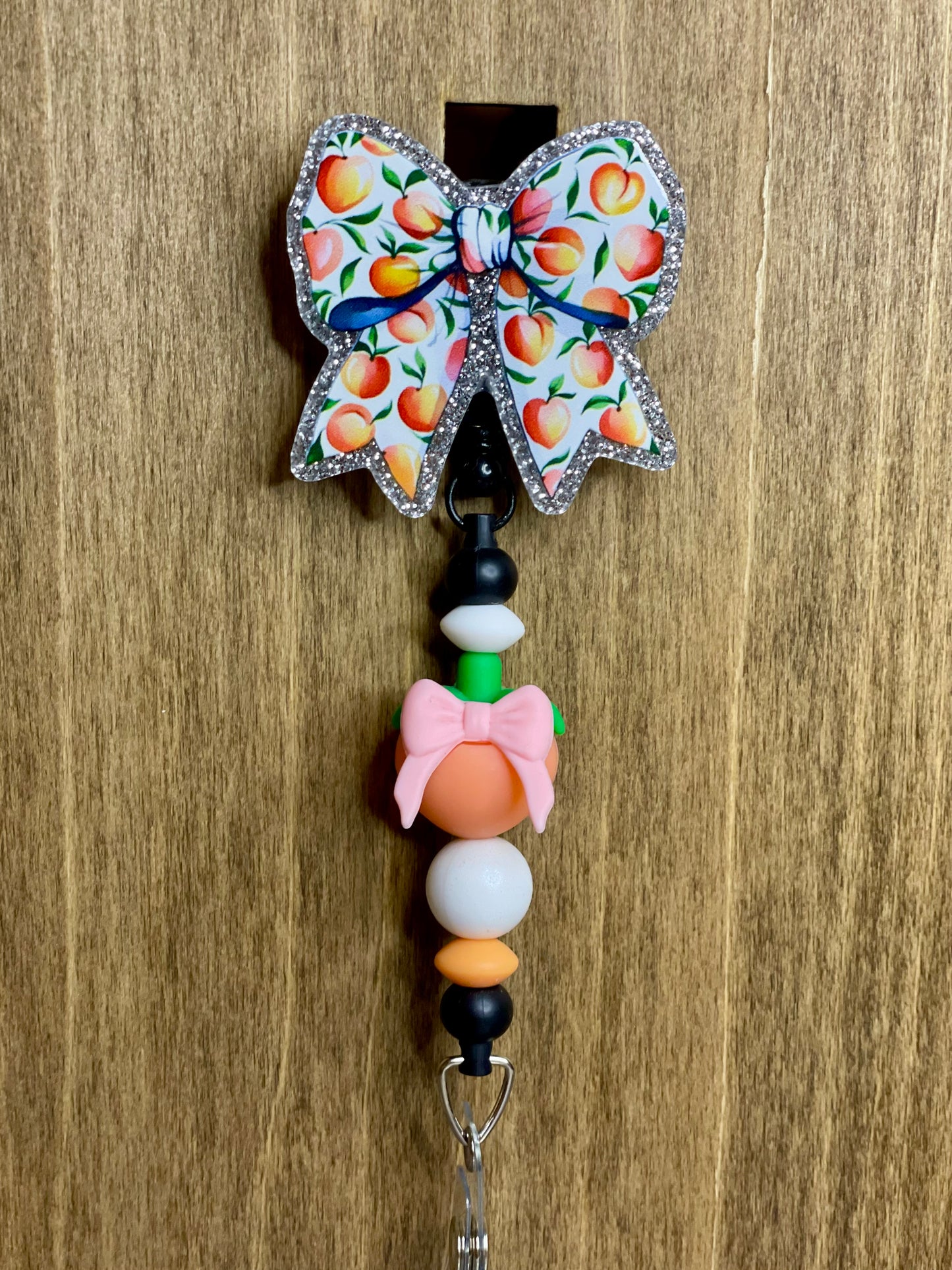 Peach bow