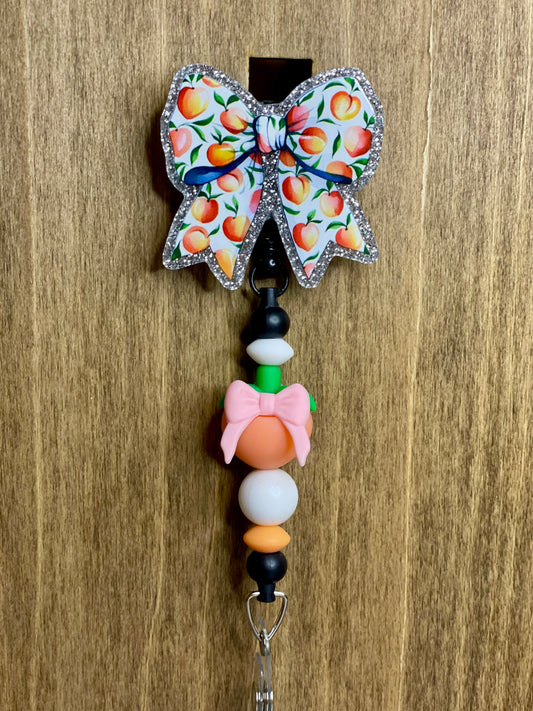 Peach bow