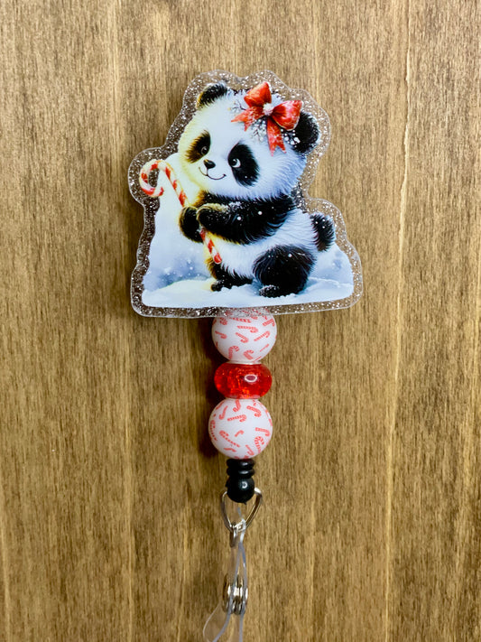 Candy cane panda