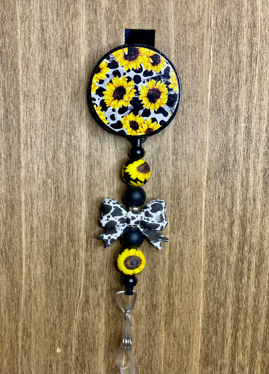 Sunflower Cow print