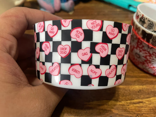 Anti- valentines tumbler boot