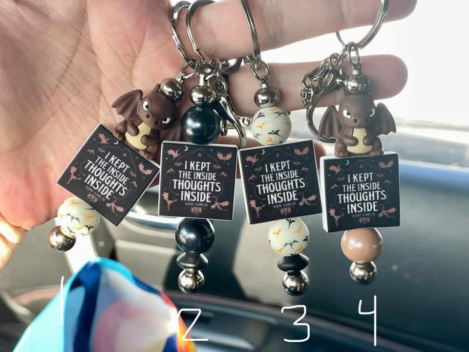 Inside thoughts keychain