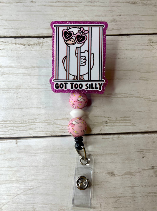 Got to silly badge reel