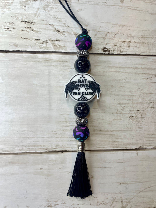 Bat boys fan club car charm