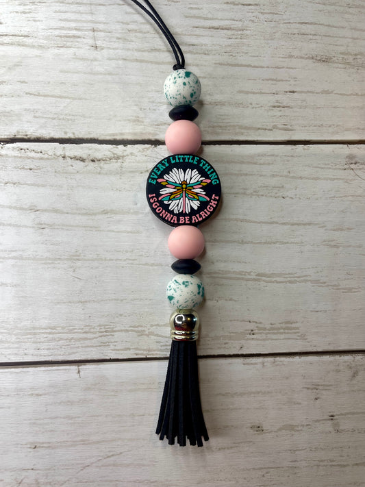 Every little thing is gonna be alright car charm