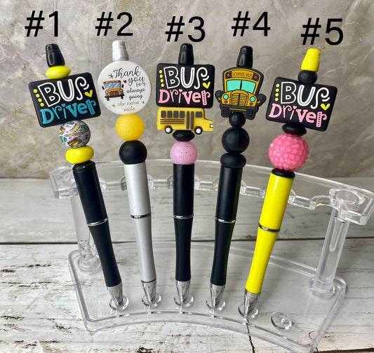 Bus driver pens