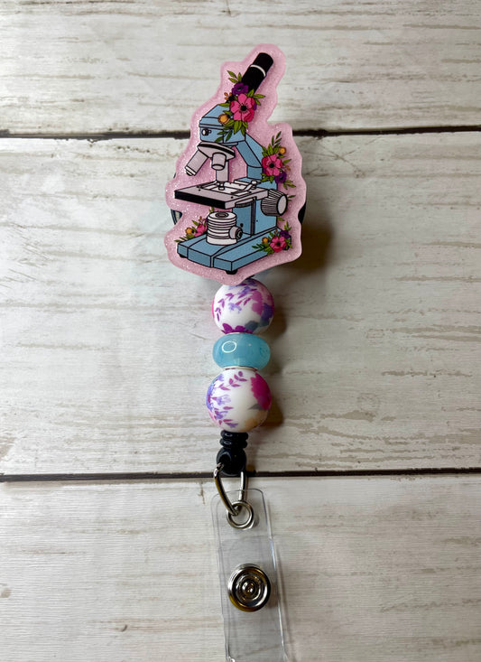 Lab girlie badge reel