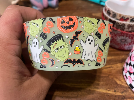 Spooky glow in the dark tumbler boot