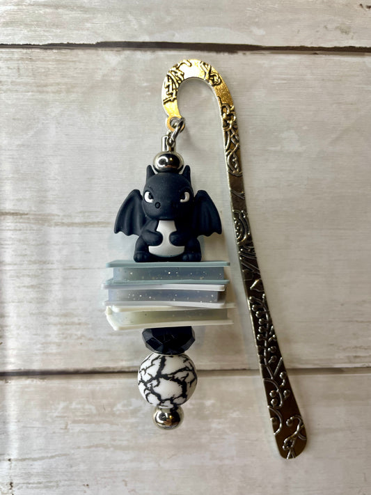 Black book dragon bookmark
