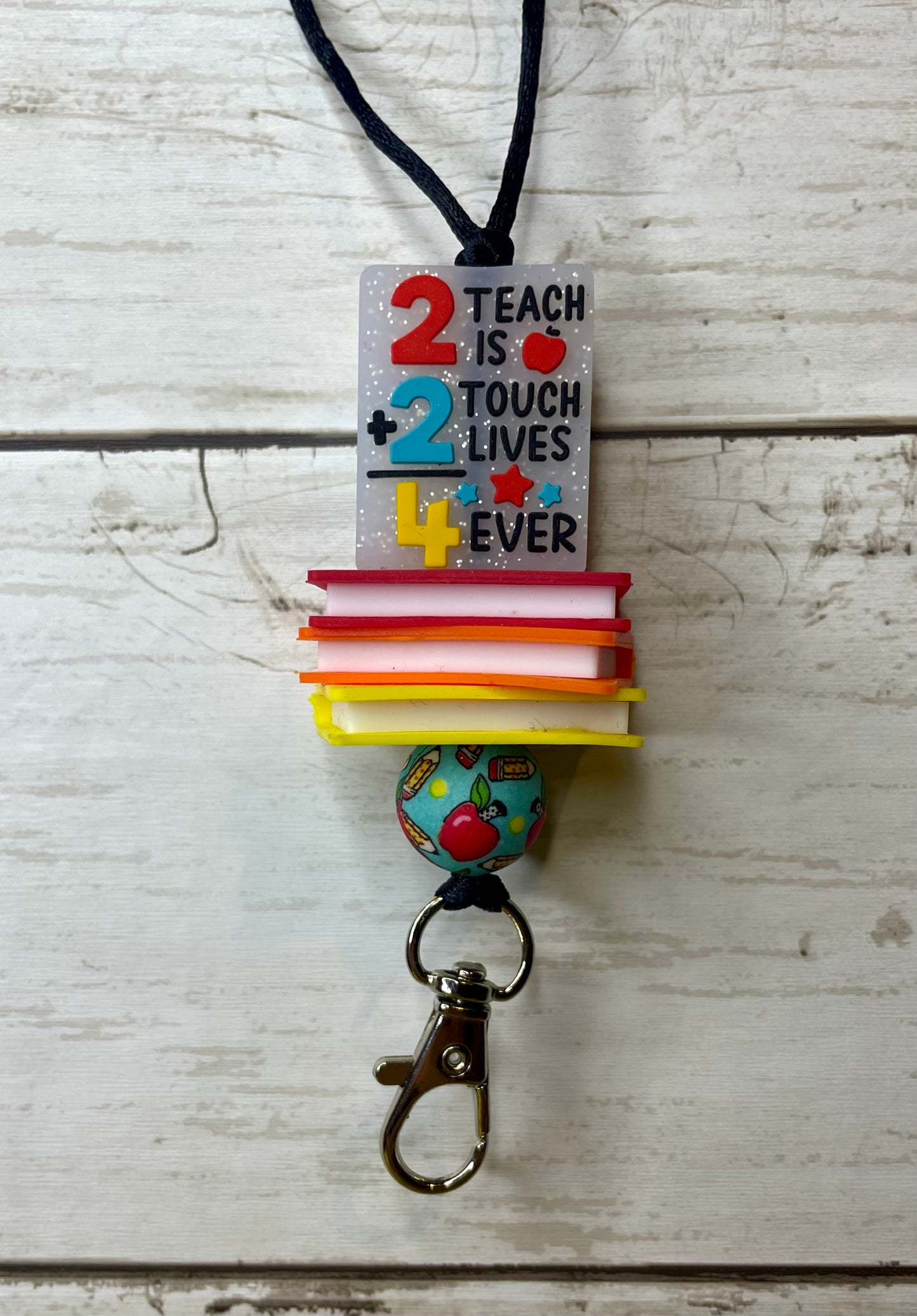 2+2=4 ever lanyard