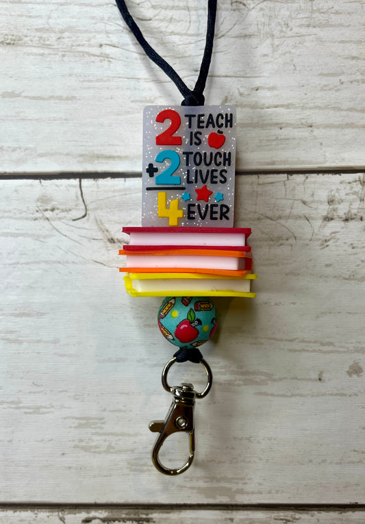 2+2=4 ever lanyard