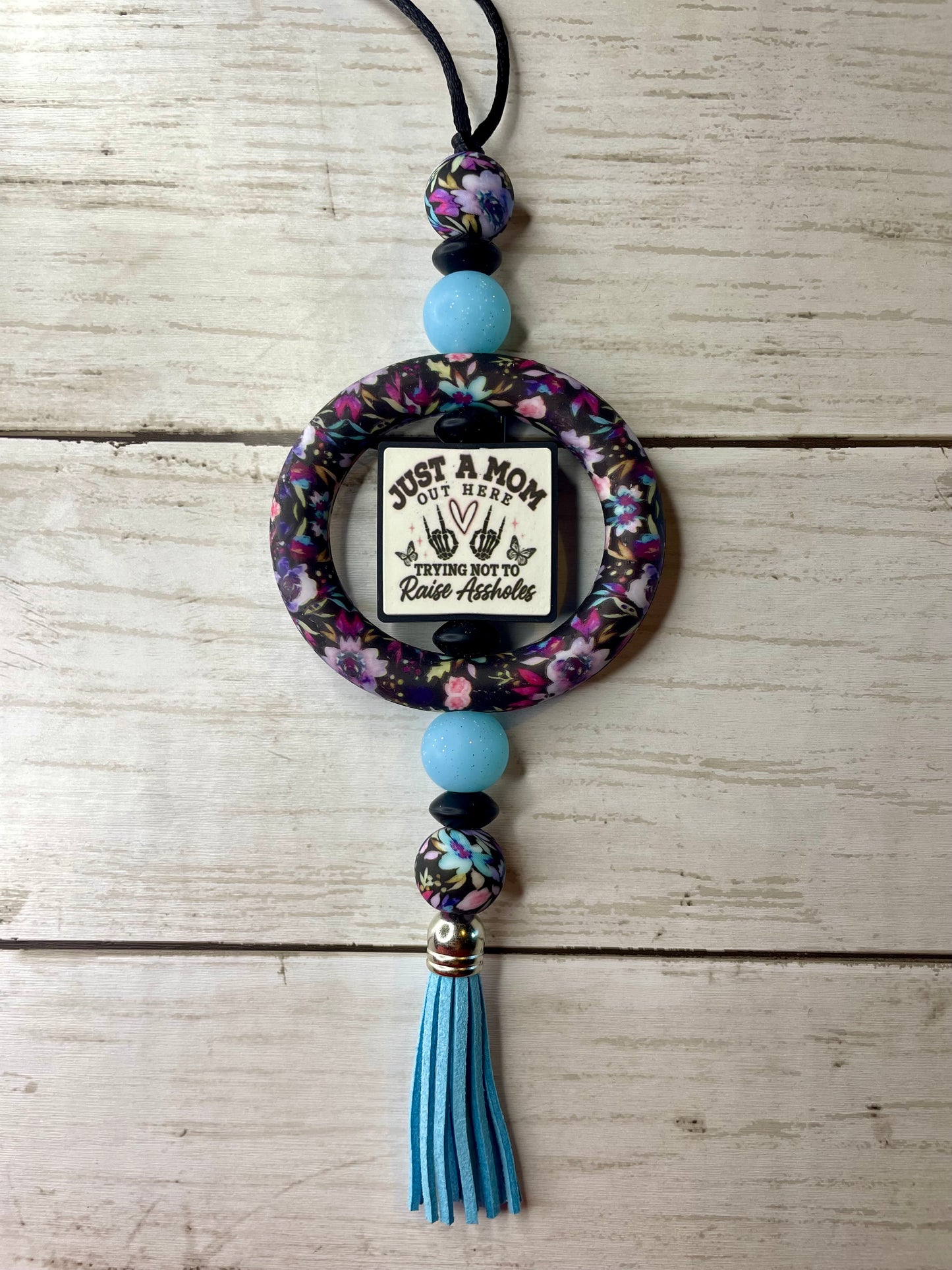 Just a mom car charm