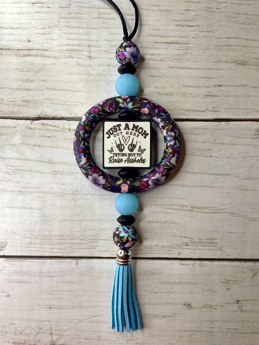 Just a mom car charm