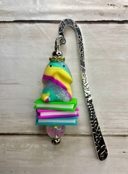 Neon swirl Richard bookmark