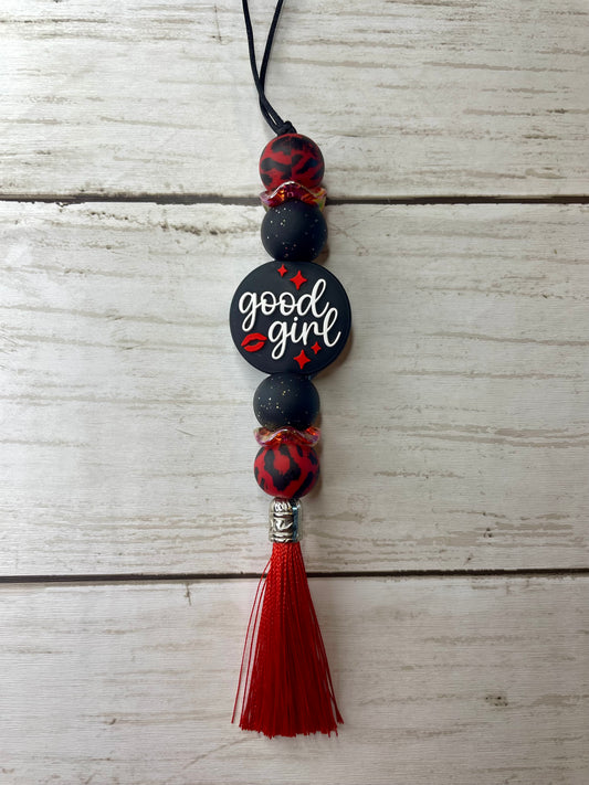 Good girl car charm