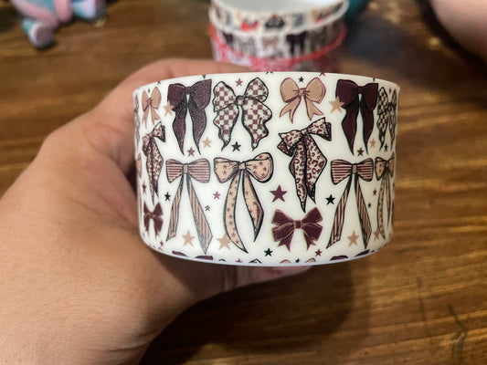 Mocha Bow tumbler boots