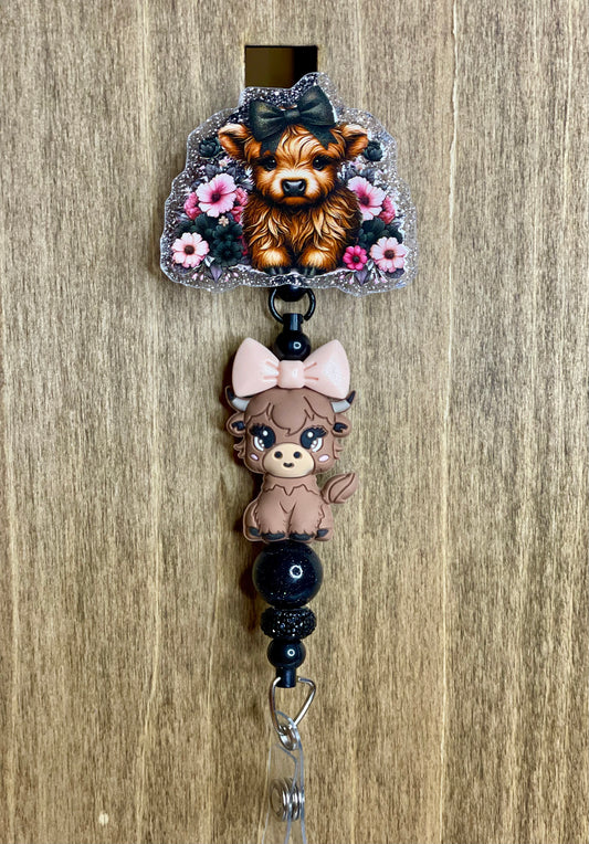 Girly highland cow