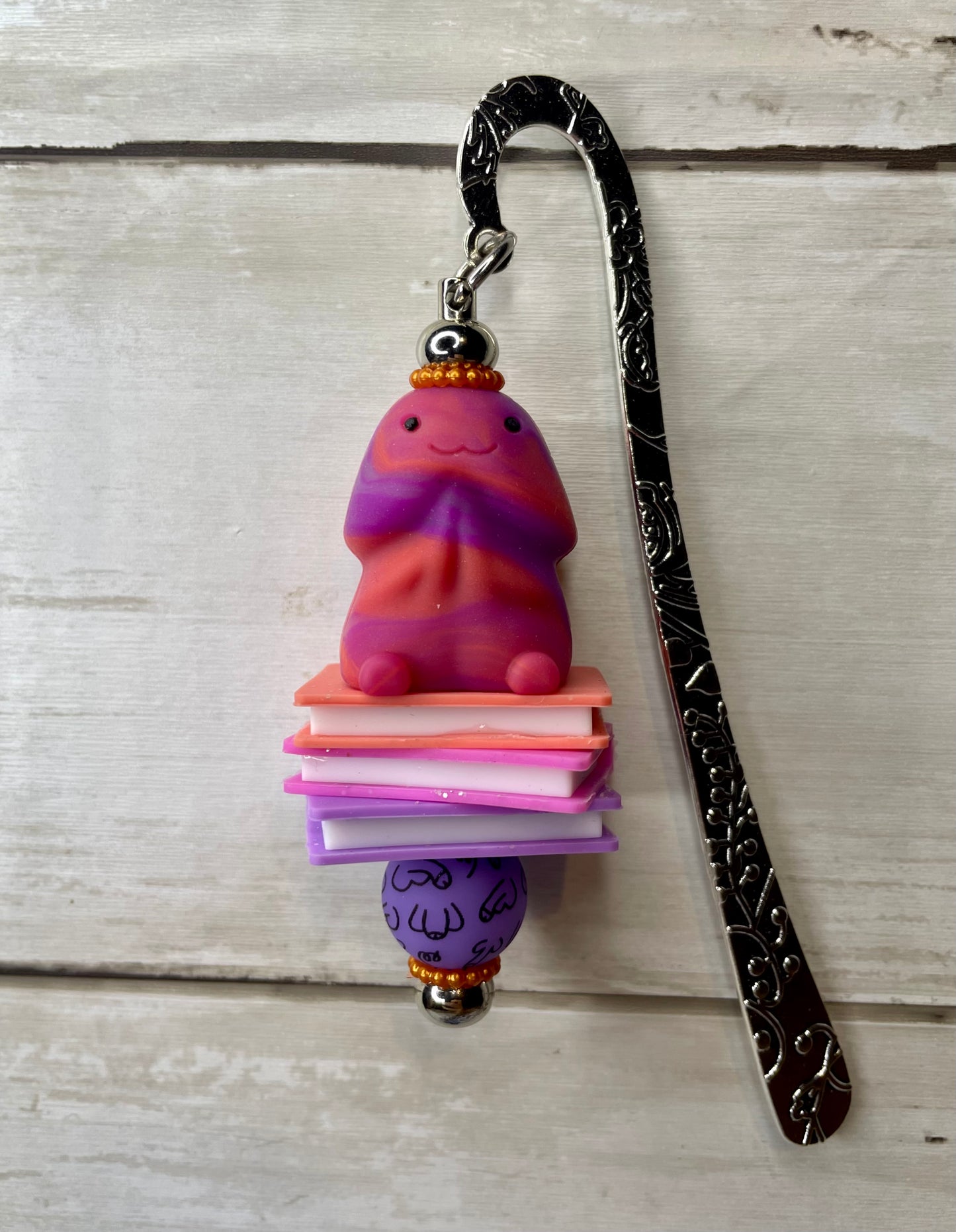 Purple orange Richard bookmark