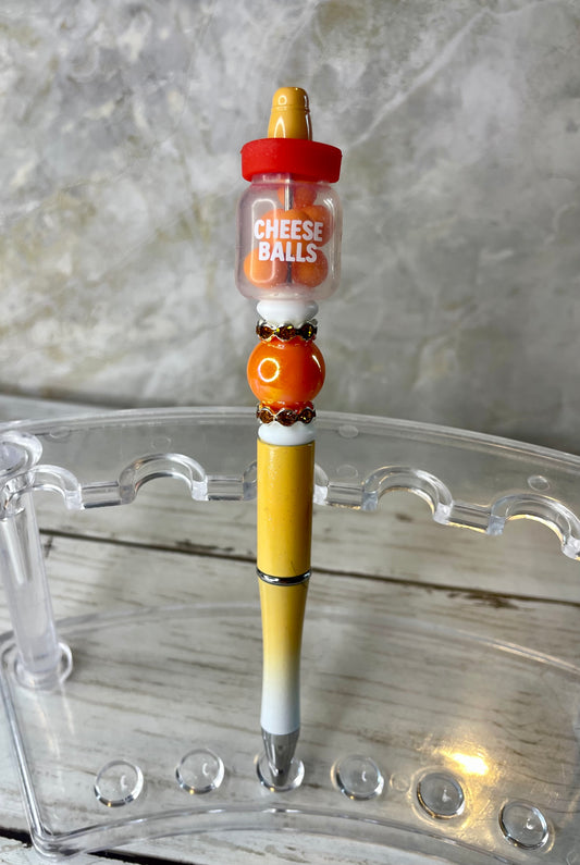 Cheese Balls. Shaker fills with fake cheese balls