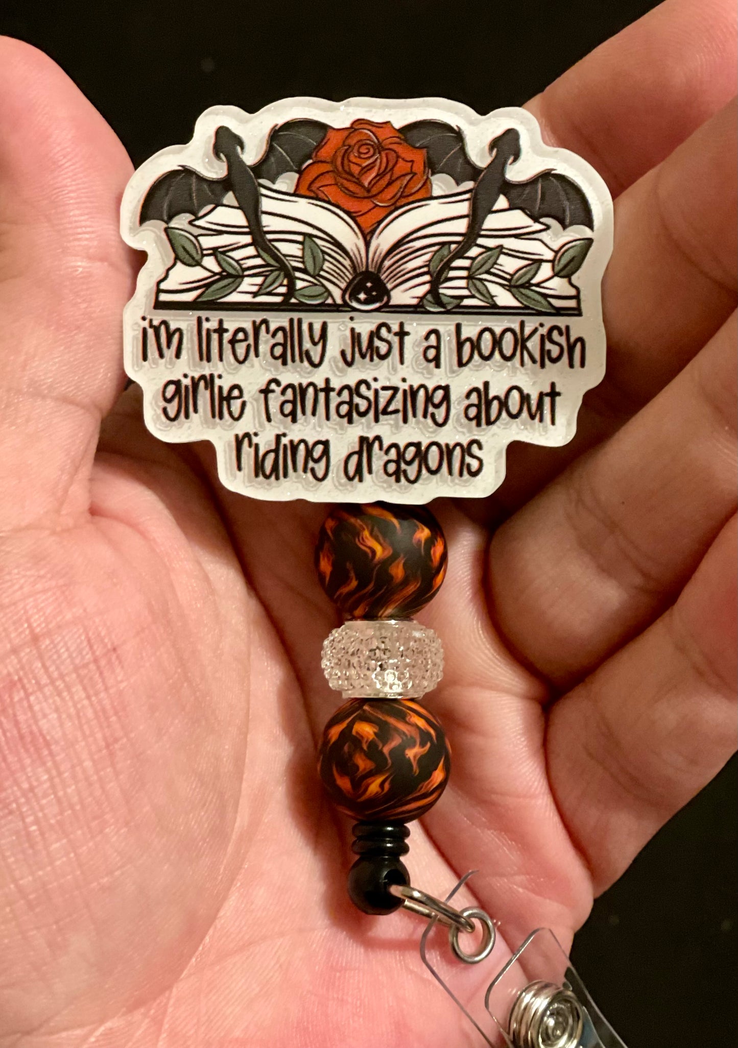 Fantasizing about riding dragons badge reel