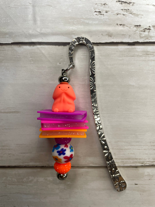 Neon orange Richard bookmark